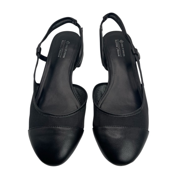 Call‎ It Spring Shoes Women's Size 8.5 US Black Sofiia Low Block Heel Slingback - Picture 7 of 14